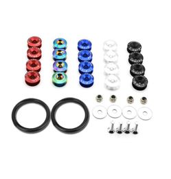 Aluminium Quick Release Fasteners For Universal Car Bumpers Trunk Fender Hatch Lids Kit 5 Colors8359158