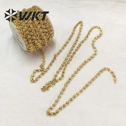 Bracelets Wtbc180 Unique Gold Circular Patchwork Beads Shaped Chain Make Bracelet Necklaces for Men and Women Jewellery Accessories