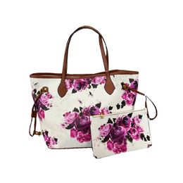 Women's waist bag Fanny Designer shoulder bag New women's flower pattern shopping bag