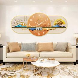 Wall Clocks Light Luxury Clock Living Room Atmosphere Home Fashion Net Celebrity Creative Modern Simple Silent Watch