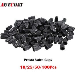 AUTCOAT Presta Valve Caps Plastic Bicycle Dust Cap Corrosion Resistance Used for Mountain Bikes Road Racing Mountail Bike