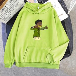 Men's Hoodies Kodakk Black Men Kawaii Grunge Cartoon Graphic Clothing Hip Hop Winter Warm Unisex Sweatshirts Female Anime Long Sleeve