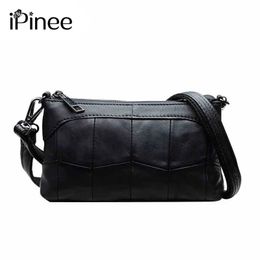 Bags iPinee Brand Genuine Leather Clutch Bag Small Soft Leather Handbag Women Fashion Cross Body Bag Ladies Shoulder Bags