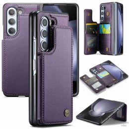 Cell Phone Cases Wallet Phone Bag Folding Case for Samsung Galaxy Z Fold 5 Fold4 Fold5 Fold3 Fold 4 3 5G Cell Phone Accessories Leather Cases