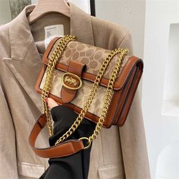 20% OFF Designer High sense women's new fashion chain ins versatile Messenger Shoulder Bag Small Square bag