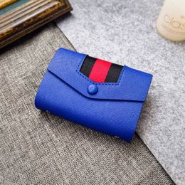 Classic Designer Wallet Card Holder Leather Credit ID Cards Wallet Flip Bag Luxury Womens Coin Purses Mens Travel Documents Passport Holders