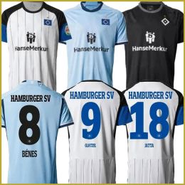 23/24 Hamburg Football Club Home/Away Jersey Dome Muheim Lszlo Benes 2023 2024 Childrens Soccer Jersey Summer Short Sleeve Soccer Shirt