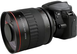 500mm F6.3 Manual Fixed Focus Telephoto Mirror Lens for Canon Nikon Sony Olympus E-PL7 E-PL5 M10 OMD E-M1 Fuji Pentax KP K-1 Mark II K20D K10D K200D K100D K-5 K-7 K-20D DSLR Camera
