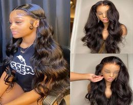 Hd Lace Wig Body Wave Lace Front Human Hair Wigs For Women 360 Full Lace Frontal Wig Pre Plucked Transparent Brazilian3880589