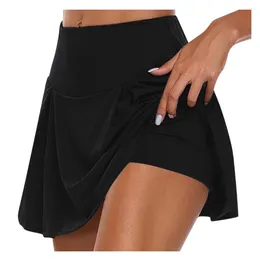 Women's Shorts Women Tennis Skirts Solid Golf Fitness Mini Short Skirt High Waist Athletic Running Quick Dry Sport Female Tights