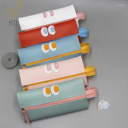Storage Bags Kawaii Pencil Case Big Eyes Box Pen Bag Stationery Organiser Pouch Portable Cosmetic Coin