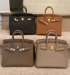 Leather Handbag 10a 2023 Fashion Layer Cow Leather Lychee Grain Bag Leather Women's Bag Handbag One-shoulder Bag KQT1