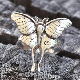 Cluster Rings Wholesale Price Antique Silver Plated Ethnic Style Women Butterfly Ring