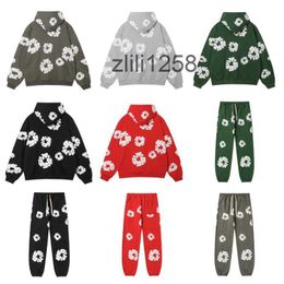 Mens Sweatpants Designer Sweat Man Trousers Free People Movement Clothes Sweatsuits Green Red Black Tears Hoody Floral X8J4