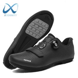 Racing Road Cycling Shoes Breathable Non-Locking Bicycle Sneakers Men Professional Outdoor Athletic Sports Bike Shoes Unisex 231227