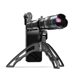 APEXEL Telepo Lens Series HD 36X 60X Phone Camera Zoom Monocular Telescope Lenses SelfieTripod With Remote For Smartphones 231226