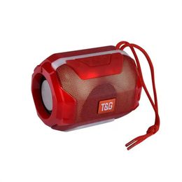 Hot TG162 BT Speaker With Bright Lights Wireless Outdoor Portable Subwoofer Card Portable Small Speaker
