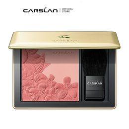 LAN Dual Color Mousse Embossed Blush Matte Longlasting Natural Con Cheek Face Blusher Powder Rouge Makeup 231227