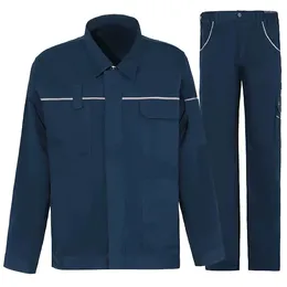 Men's Tracksuits Work Suits Men Reflector Anti Scalding Safety Welding Clothes Repairman Uniform With Reflective Strips Workwear Workshop