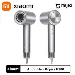 Dryers Xiaomi Mijia High Speed Anion Hair Dryers H900 Wind Speed 60m/s 1400w 106000 Rpm Professional Hair Care Quick Drye Negative Ion