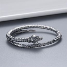 New Arrival Snake Bangle with Stamp Women Girl Animal Snake Letter Bracelet for Gift Party Fashion Jewelry Accessories198w