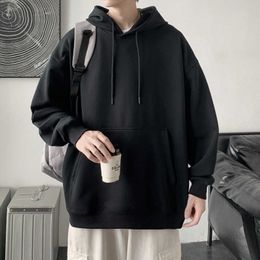 Men's Hoodies Sweatshirts Hoodies Hipster Men Women Sweatshirt Fashion Hip Hop Clothes Fleece Cotton Hoodies Solid Colour hoodie YQ231227