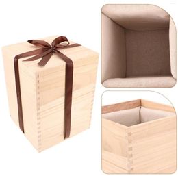 Jewellery Pouches Wooden Teacup Craft Box Handmade Vase Keepsake Storage Organiser