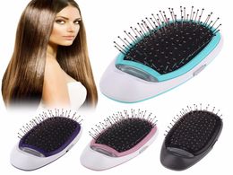 Electric Hairbrush Portable Negative Ions Hair Comb Brush Hair Modelling Styling Magic Hairbrush7424557