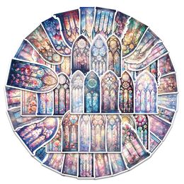 50 PCS European Churches Graffiti Stickers For Skateboard Guitar Car Fridge Helmet Ipad Bicycle Phone Motorcycle PS4 Notebook Pvc DIY Decals