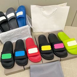 2022 Slippers Mens Womens slider slides Sandals rubber or Designer flat sole slipper Piscine POOL SLIDE SANDAL Black Red 3D embossing for sliders w4Ss#