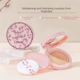 NOVO Water Light CC Cream Fat Air Cushion Cream No Makeup Removal Concealer Moisturizing Service BB Cream 231227