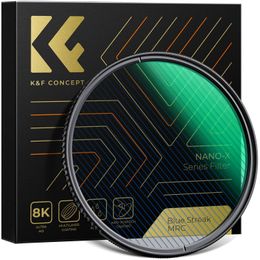 K F Concept 4982mm Blue Streak Philtre Pography Optical Glass Green Film Flare Camera Lenses Philtres NanoX 62mm 67mm 231226