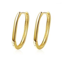 Stud 925 Sterling Silver Earrings For Women Geometric Men Gold Earring Fashion Korea Jewelry 2021 1198y