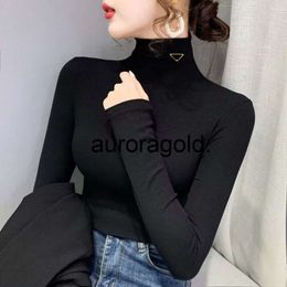 Womens Knits Tees High Neck Turtleneck Designer Woman Sweater Blouse Shirts Womens Tops Lady Slim Jumpers S-3XL High quality