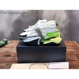 Low-top Fashion Women Casual Balmaiins Spaceship Breathable Man Arrival Shoes Elastic Lace-up Luxury Eather Sneaker Couple Unicorn Shoe Running PER0