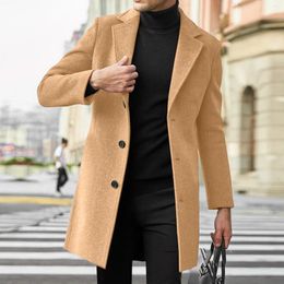 Men's Jackets Jacket Autumn And Winter Casual Hooded Solid Colour Knit Windbreaker Large Size Cardigan Long Sleeve Sweater Clothing