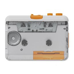 Lettore di cassette portatile Registratore di cassette USB Convertitore da cassetta a CD MP3 compatibile con laptop e personal computer 231226