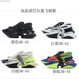 Mens Balmaiins Fashion Designer Shoes 2024 Sneaker Unicorn High Spaceship Quality Shoe Sneakers New Space Built in Invisible Heightening Bullet Aircraft Nose