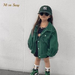 Fashion Baby Boy Girl Cotton Denim Jacket Infant Toddler Child Jean Coat Kid Outwear Casual Spring Autumn Clothes 1 9Y 231227