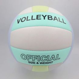 Team Sports Training Equipment Volleyball Beach Game Volleyball For Outdoor Indoor Training Non-slip 231227