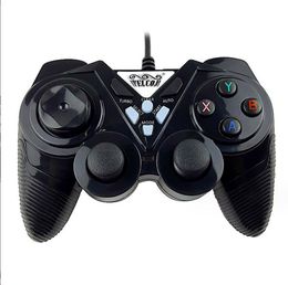 Game Controllers S Black Vibration Version Usb Supports Doubles Combo Computer Wired Controller Drop Delivery Otuzn