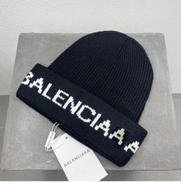 Designer Beanies 100% Wool Knitted Woollen Hat With Fashion Letters Adjustable Cap For Men Women For Fall Winter Spring Beanie Unisex Warm Skull