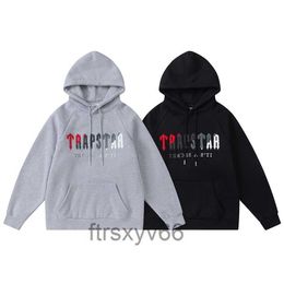 Trapstar Brand Tracksuit Classic Embroidery Mens Hoodie Sportswear Men's Warm Set Loose Hoodies Sweatshirt Jogging High Quality Designers Clothes Us Size J1EN