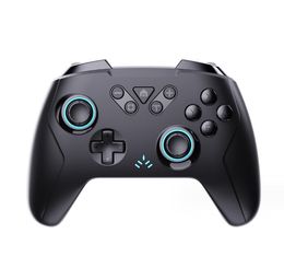 Game Controllers S New Switch Pro Wireless Bluetooth Handle Back Key Active Sense Six Axis Wake Up Vibration Pcios Android 2.4G Receiv Otbdr