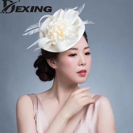 Hats Stingy Brim Hats Women Chic Fascinator Hat Cocktail Wedding Party Church Headpiece Kentucky Headwear Feather Hair Accessories Sina