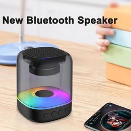 Speakers Mini Bluetooth Speaker Highquality Colourful Lights Wireless Sound Box Portable USB Subwoofer Stereo Surround MP3 For Phone Gift