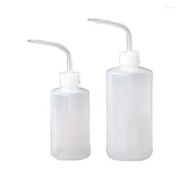 2pcs Squeeze Bottles Safe Plastic Watering Bottle Wash With Narrow Mouth For Chemistry Industry Lab Dropship