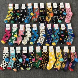 Fashion Women Socks Happy Ladies Girls Coloured Funky Cartoon Pattern Novelty Design Size 36-40 Star1922