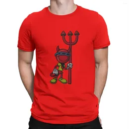 Men's T Shirts W-World Industries Creative TShirt For Men Devil Round Neck Basic Shirt Personalise Birthday Gifts Tops