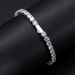 New Arrival Women Jewelry Vvs Moissanite Diamond Cluster Tennis Bracelet Iced Out Lab Grown Diamond Tennis Bracelet238t